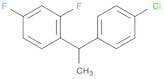 1-(1-(4-Chlorophenyl)ethyl)-2,4-difluorobenzene