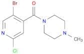 (5-Bromo-2-chloro-4-pyridyl)-(4-methylpiperazin-1-yl)methanone