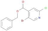 Benzyl5-bromo-2-chloro-pyridine-4-carboxylate