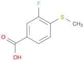 3-Fluoro-4-methylsulfanyl-benzoicacid