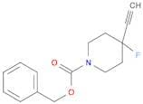 benzyl 4-ethynyl-4-fluoropiperidine-1-carboxylate