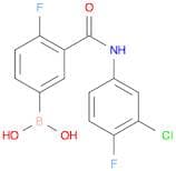 [3-[(3-Chloro-4-fluoro-phenyl)carbamoyl]-4-fluoro-phenyl]boronicacid