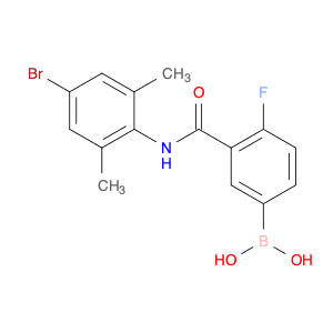 3-(4-Bromo-2,6-dimethylphenylcarbamoyl)-4-fluorophenylboronic Acid