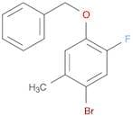 1-(Benzyloxy)-4-bromo-2-fluoro-5-methylbenzene