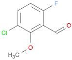 3-Chloro-6-fluoro-2-methoxybenzaldehyde