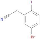 5-Bromo-2-iodophenylacetonitrile