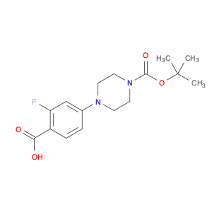 4-(4-Carboxy-3-fluorophenyl)-piperazine-1-carboxylic acid tert-butyl ester