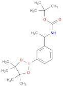tert-Butyl (1-(3-(4,4,5,5-tetramethyl-1,3,2-dioxaborolan-2-yl)phenyl)ethyl)carbamate