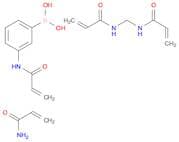 Boronic acid, [3-[(1-oxo-2-propen-1-yl)amino]phenyl]-, polymer with N,N′-methylenebis[2-propenamid…
