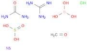 Sulfurous acid, sodium salt (1:1), polymer with boric acid (H3BO3), formaldehyde, guanidine hydroc…