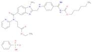 β-Alanine, N-[[2-[[[4-[[[(hexyloxy)carbonyl]amino]iminomethyl]phenyl]amino]methyl]-1-methyl-1H-ben…
