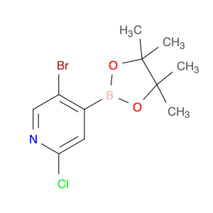 Pyridine, 5-bromo-2-chloro-4-(4,4,5,5-tetramethyl-1,3,2-dioxaborolan-2-yl)-