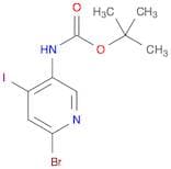 Carbamic acid, N-(6-bromo-4-iodo-3-pyridinyl)-, 1,1-dimethylethyl ester