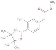 Benzeneacetic acid, 3-methyl-4-(4,4,5,5-tetramethyl-1,3,2-dioxaborolan-2-yl)-, methyl ester