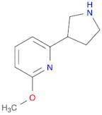 Pyridine, 2-methoxy-6-(3-pyrrolidinyl)-