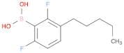 Boronic acid, (2,6-difluoro-3-pentylphenyl)-