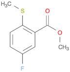 Benzoic acid, 5-fluoro-2-(methylthio)-, methyl ester