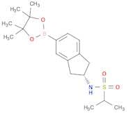 2-Propanesulfonamide, N-[(2S)-2,3-dihydro-5-(4,4,5,5-tetramethyl-1,3,2-dioxaborolan-2-yl)-1H-inden…