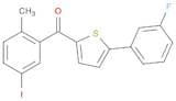 Methanone, [5-(3-fluorophenyl)-2-thienyl](5-iodo-2-methylphenyl)-