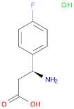 Benzenepropanoic acid, β-amino-4-fluoro-, hydrochloride (1:1), (βS)-