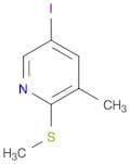 Pyridine, 5-iodo-3-methyl-2-(methylthio)-