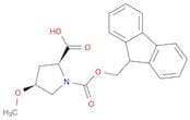 1,2-Pyrrolidinedicarboxylic acid, 4-methoxy-, 1-(9H-fluoren-9-ylmethyl) ester, (2S,4S)-