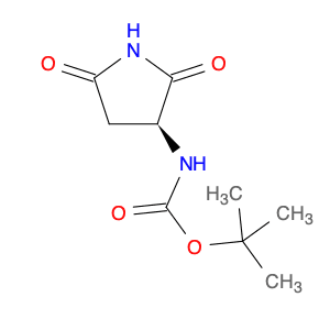 Carbamic acid, N-[(3S)-2,5-dioxo-3-pyrrolidinyl]-, 1,1-dimethylethyl ester