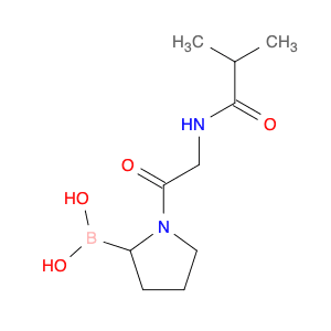 Boronic acid, B-[1-[2-[(2-methyl-1-oxopropyl)amino]acetyl]-2-pyrrolidinyl]-