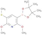 Pyridine, 2,6-dimethoxy-3-(methylthio)-5-(4,4,5,5-tetramethyl-1,3,2-dioxaborolan-2-yl)-