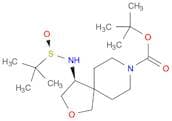 2-Oxa-8-azaspiro[4.5]decane-8-carboxylic acid, 4-[[(R)-(1,1-dimethylethyl)sulfinyl]amino]-, 1,1-di…