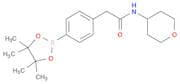 Benzeneacetamide, N-(tetrahydro-2H-pyran-4-yl)-4-(4,4,5,5-tetramethyl-1,3,2-dioxaborolan-2-yl)-