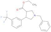 3-Pyrrolidinecarboxylic acid, 1-(phenylmethyl)-4-[3-(trifluoromethyl)phenyl]-, ethyl ester