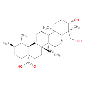 Urs-12-en-28-oic acid, 3,23-dihydroxy-, (3β,4α)-