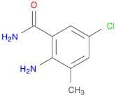 Benzamide, 2-amino-5-chloro-3-methyl-