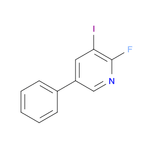 Pyridine, 2-fluoro-3-iodo-5-phenyl-