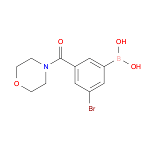 Boronic acid, B-[3-bromo-5-(4-morpholinylcarbonyl)phenyl]-