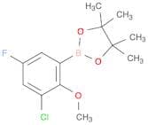 1,3,2-Dioxaborolane, 2-(3-chloro-5-fluoro-2-methoxyphenyl)-4,4,5,5-tetramethyl-