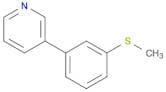 Pyridine, 3-[3-(methylthio)phenyl]-