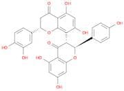 [3,8′-Bi-4H-1-benzopyran]-4,4′-dione, 2′-(3,4-dihydroxyphenyl)-2,2′,3,3′-tetrahydro-5,5′,7,7′-tetr…