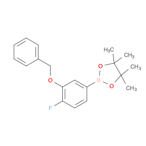 1,3,2-Dioxaborolane, 2-[4-fluoro-3-(phenylmethoxy)phenyl]-4,4,5,5-tetramethyl-