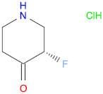(S)-3-Fluoropiperidin-4-one hydrochloride