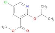 3-Pyridinecarboxylic acid, 5-chloro-2-(1-methylethoxy)-, methyl ester