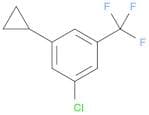 Benzene, 1-chloro-3-cyclopropyl-5-(trifluoromethyl)-