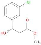 Benzenepropanoic acid, 3-chloro-β-hydroxy-, methyl ester, (βS)-