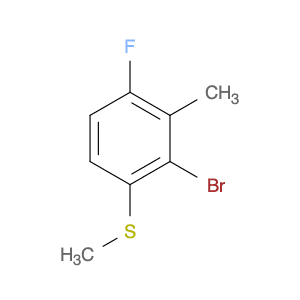 Benzene, 2-bromo-4-fluoro-3-methyl-1-(methylthio)-