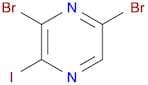 Pyrazine, 3,5-dibromo-2-iodo-