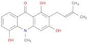 9(10H)-Acridinone, 1,3,5-trihydroxy-10-methyl-2-(3-methyl-2-buten-1-yl)-
