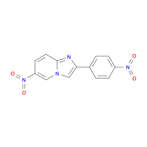 Imidazo[1,2-a]pyridine, 6-nitro-2-(4-nitrophenyl)-