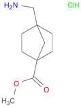 Bicyclo[2.2.1]heptane-1-carboxylic acid, 4-(aminomethyl)-, methyl ester, hydrochloride (1:1)