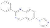Quinazoline, 6-(1H-imidazol-1-yl)-2-phenyl-